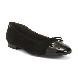 PAUL GREEN Suede Violet Ballet Flats